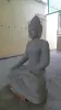  Product image 7 of the product “Seated Buddha made of Riverstone in Bhumisparsha - gesture of touching the earth. 125 cm height. ”